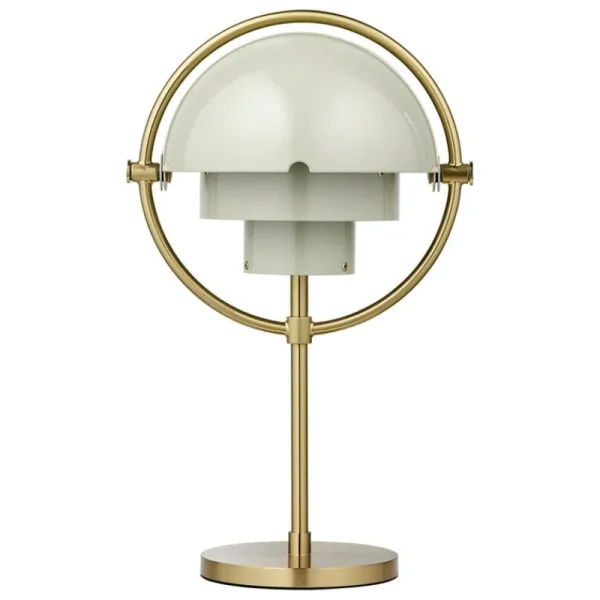GUBI Tischlampen | Tragbare Lampen-Multi-Lite tragbare Tischleuchte, Messing - Pastellgrau
