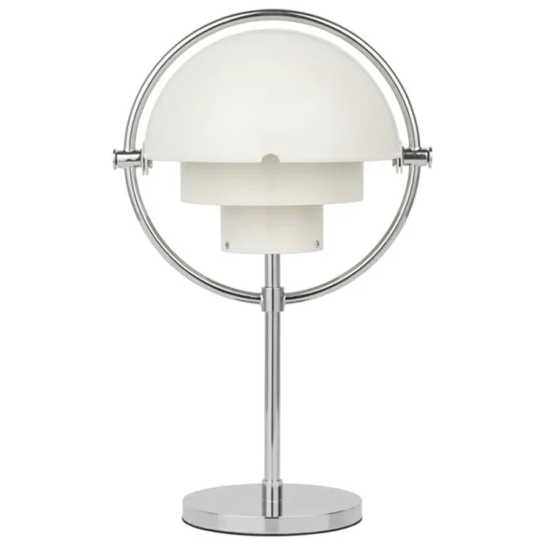 Mono Light Tischlampen | Tragbare Lampen-GUBI Multi-Lite tragbare Tischleuchte, Chrom - Weiß