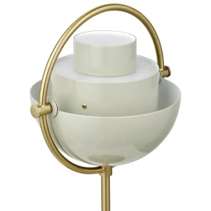 GUBI Tischlampen | Tragbare Lampen-Multi-Lite tragbare Tischleuchte, Messing - Pastellgrau