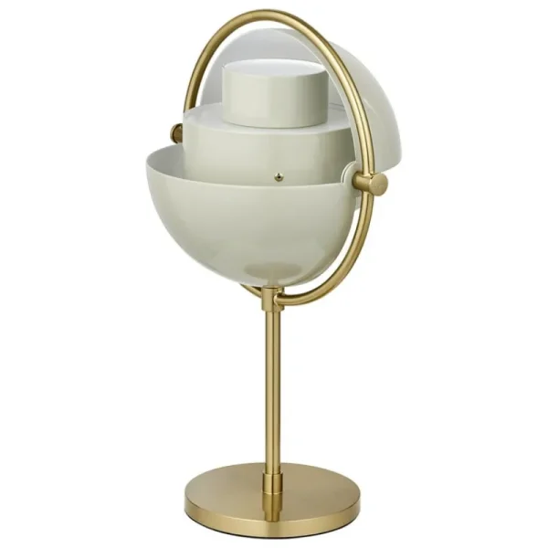 GUBI Tischlampen | Tragbare Lampen-Multi-Lite tragbare Tischleuchte, Messing - Pastellgrau