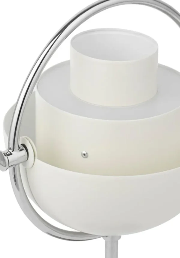 Mono Light Tischlampen | Tragbare Lampen-GUBI Multi-Lite tragbare Tischleuchte, Chrom - Weiß