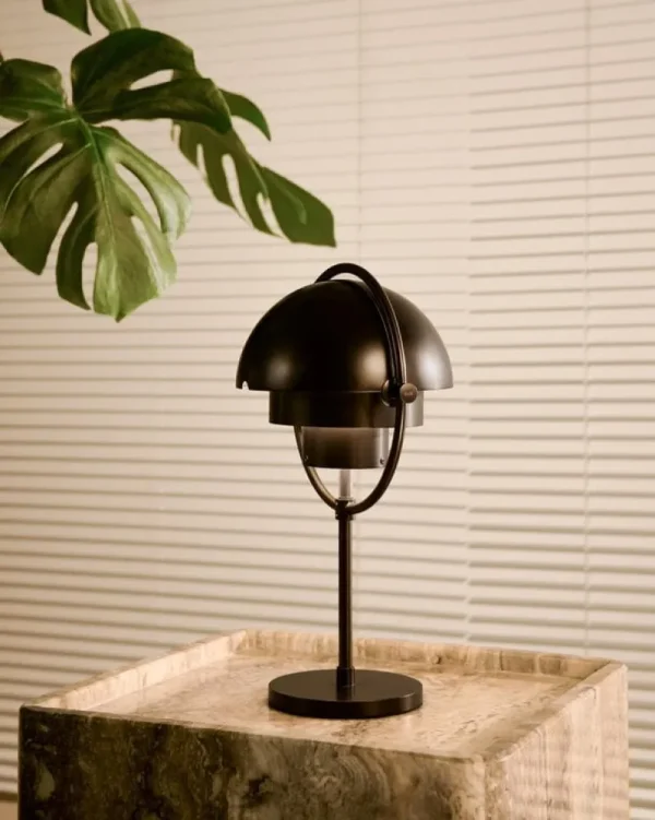GUBI Tischlampen | Tragbare Lampen-Multi-lite tragbare Tischleuchte, schwarzes Messing