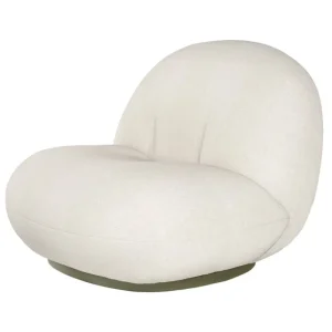 GUBI Terrassenmöbel^Pacha Outdoor Loungesessel, Schwenkfuß, Lorkey 40