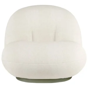 GUBI Terrassenmöbel^Pacha Outdoor Loungesessel, Schwenkfuß, Lorkey 40