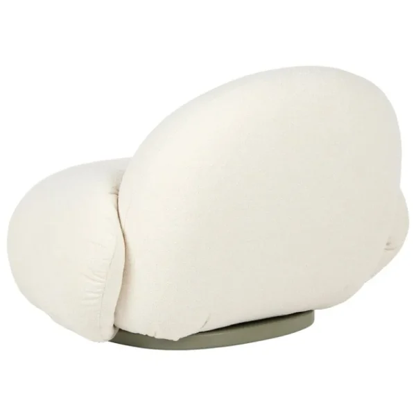 GUBI Terrassenmöbel^Pacha Outdoor Loungesessel mit Armlehne, Schwenkfuß, Lorkey 40
