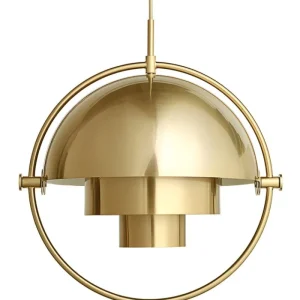 GUBI Deckenleuchten-Pendelleuchte Multi-Lite, Messing