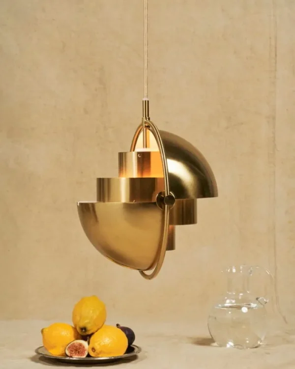 GUBI Deckenleuchten-Pendelleuchte Multi-Lite, Messing