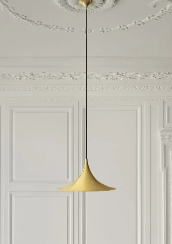 Le Klint Deckenleuchten-GUBI Pendelleuchte Semi, 47 cm, Messing