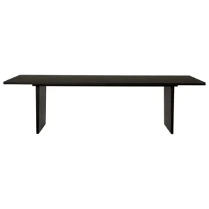 Normann Copenhagen Tische-GUBI Private Esstisch, 260 x 100 cm, schwarz/braun gebeizte Esche