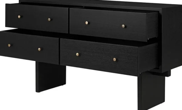 GUBI Aufbewahrungsmöbel-Private Sideboard, Eiche schwarz/braun gebeizt