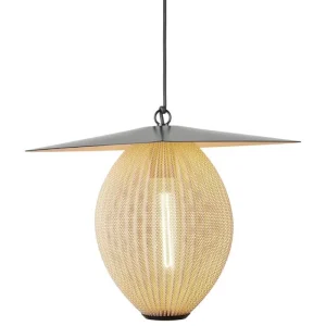GUBI Außenbeleuchtung | Außenleuchten^Satellite Outdoor Pendelleuchte, 27 cm, Schwarz - Cremeweiß