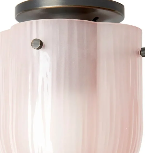 Tom Dixon Deckenleuchten-GUBI Seine Deckenleuchte, Antikmessing - Korallenrosa