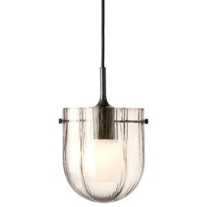 Vibia Deckenleuchten-GUBI Seine Pendelleuchte, Antikmessing - Rauchgrau