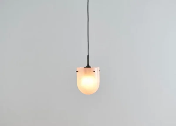 Tom Dixon Deckenleuchten-GUBI Seine Pendelleuchte, Antikmessing - Korallenrosa