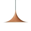 Verpan Deckenleuchten-GUBI Semi Pendelleuchte, 30 cm, Roasted Pumpkin, Glanzfinish