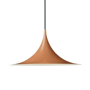 Verpan Deckenleuchten-GUBI Semi Pendelleuchte, 30 cm, Roasted Pumpkin, Glanzfinish