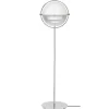 Nuura Stehleuchten-GUBI Stehleuchte Multi-Lite, Chrom-weiß