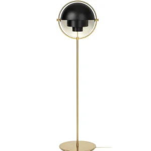 GUBI Stehleuchten-Stehleuchte Multi-Lite, Messing-schwarz