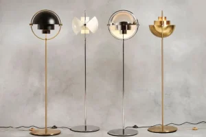 GUBI Stehleuchten-Stehleuchte Multi-Lite, Chrom