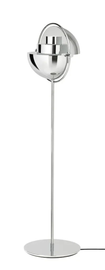 GUBI Stehleuchten-Stehleuchte Multi-Lite, Chrom