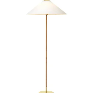 GUBI Stehleuchten-Stehleuchte Tynell 9602, Messing - Canvas