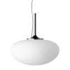Muuto Deckenleuchten-GUBI Stemlite Pendelleuchte, 38 cm, schwarz chrom
