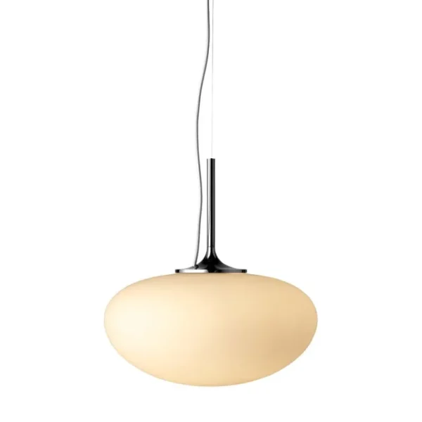 Muuto Deckenleuchten-GUBI Stemlite Pendelleuchte, 38 cm, schwarz chrom