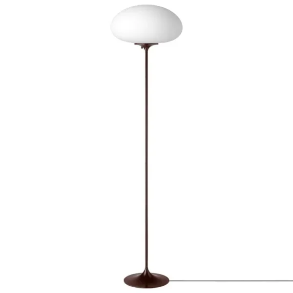 GUBI Stehleuchten-Stemlite Stehleuchte, 150 cm, dimmbar, Schwarz/Rot