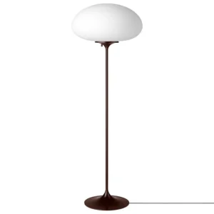 GUBI Stehleuchten-Stemlite Stehleuchte, 110 cm, dimmbar, Schwarz/Rot