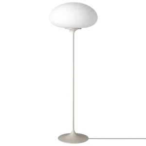 GUBI Stehleuchten-Stemlite Stehleuchte, 110 cm, dimmbar, Kieselgrau