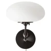 Normann Copenhagen Wandleuchten-GUBI Stemlite Wandleuchte, schwarzes Chrom - Weiß
