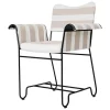GUBI Terrassenmöbel | Sitzgelegenheiten^Tropique Stuhl, klassisches Schwarz - Leslie Stripe 40