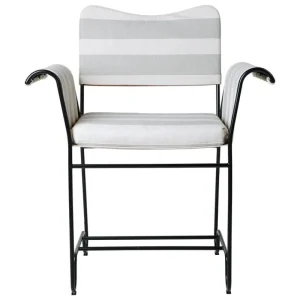 GUBI Terrassenmöbel | Sitzgelegenheiten^Tropique Stuhl, klassisches Schwarz - Leslie Stripe 20