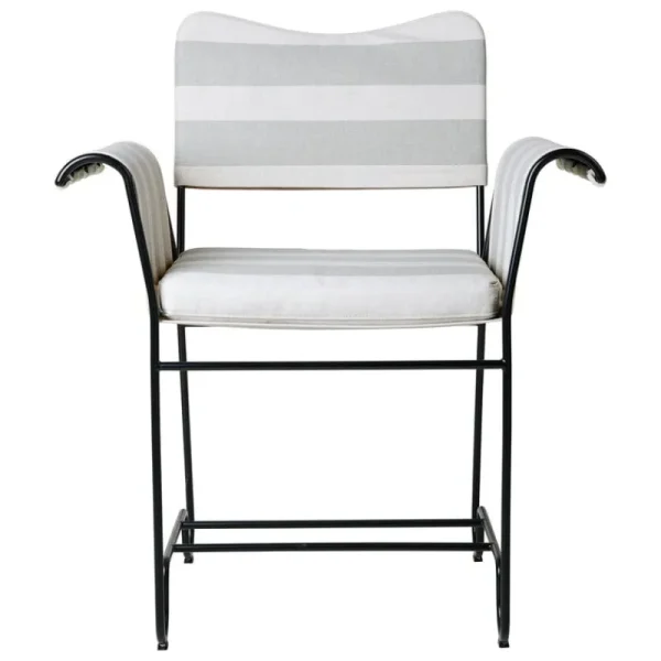 GUBI Terrassenmöbel | Sitzgelegenheiten^Tropique Stuhl, klassisches Schwarz - Leslie Stripe 20