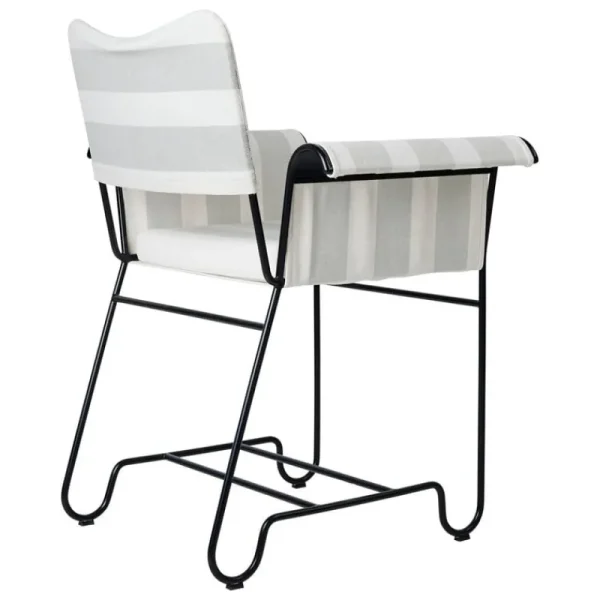 GUBI Terrassenmöbel | Sitzgelegenheiten^Tropique Stuhl, klassisches Schwarz - Leslie Stripe 20