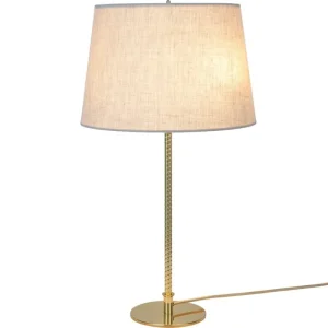 GUBI Tischlampen-Tynell 9205 Tischleuchte, Messing - Canvas