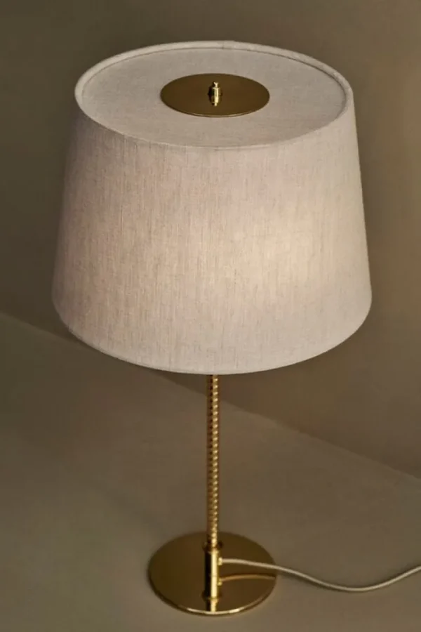 GUBI Tischlampen-Tynell 9205 Tischleuchte, Messing - Canvas