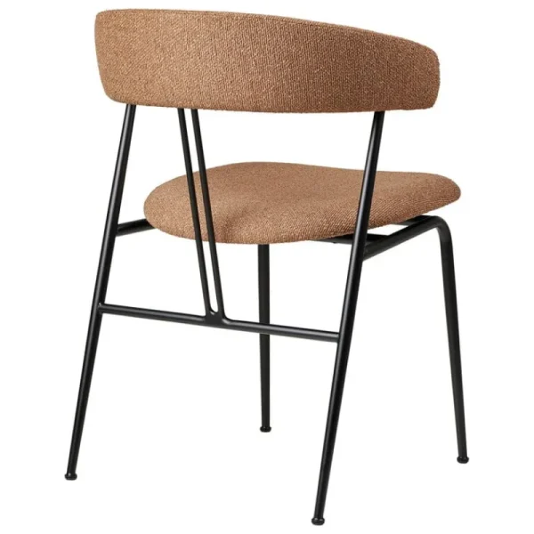 Vitra Sitzgelegenheiten-GUBI Violin Stuhl, vollumpolstert, Around Bouclé 032