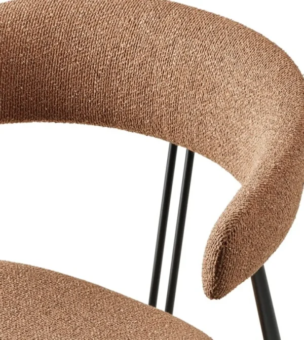 Vitra Sitzgelegenheiten-GUBI Violin Stuhl, vollumpolstert, Around Bouclé 032