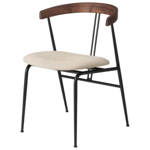 Carl Hansen & Su00f8n Sitzgelegenheiten-GUBI Violin Stuhl, Walnuss, Gabriel Tempt 61168