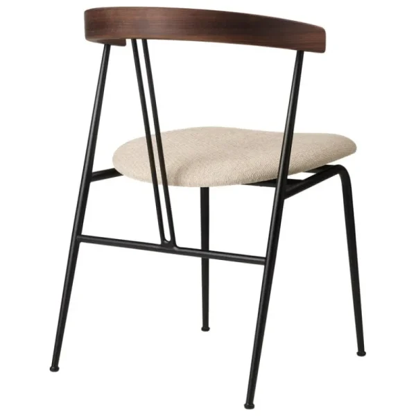 Carl Hansen & Su00f8n Sitzgelegenheiten-GUBI Violin Stuhl, Walnuss, Gabriel Tempt 61168