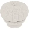 Artek Sitzgelegenheiten-Hartô Claudie Pouf, Perlweiß
