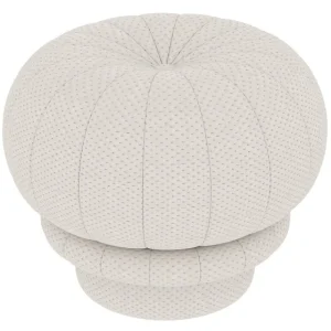 Artek Sitzgelegenheiten-Hartô Claudie Pouf, Perlweiß
