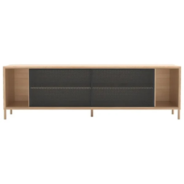 Woud Aufbewahrungsmöbel-Hartô Gabin Sideboard, 162 cm, Eiche - Dunkelgrau