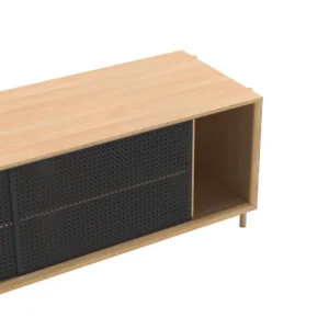 Woud Aufbewahrungsmöbel-Hartô Gabin Sideboard, 162 cm, Eiche - Dunkelgrau
