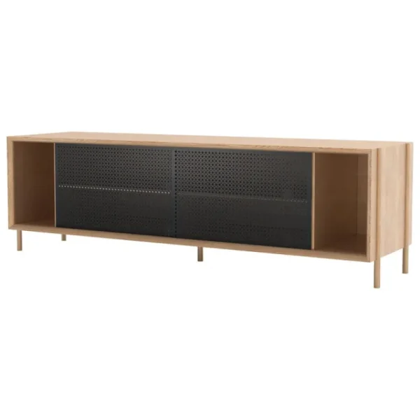 Woud Aufbewahrungsmöbel-Hartô Gabin Sideboard, 162 cm, Eiche - Dunkelgrau