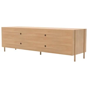 Woud Aufbewahrungsmöbel-Hartô Gabin Sideboard, 162 cm, Eiche - Dunkelgrau
