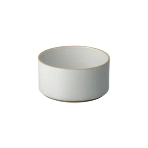 Hasami Porcelain Geschirr^Tall Schale, 145 mm, glänzend grau