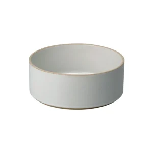 Hasami Porcelain Geschirr^Tall Schale, 185 mm, Glanz grau