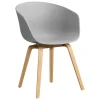 Normann Copenhagen Sitzgelegenheiten-HAY About A Chair AAC22, Betongrau 2.0 - Eiche lackiert
